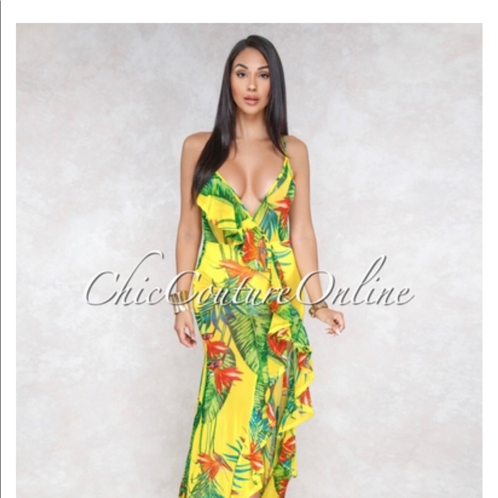 Chic Couture Online Yellow Dress